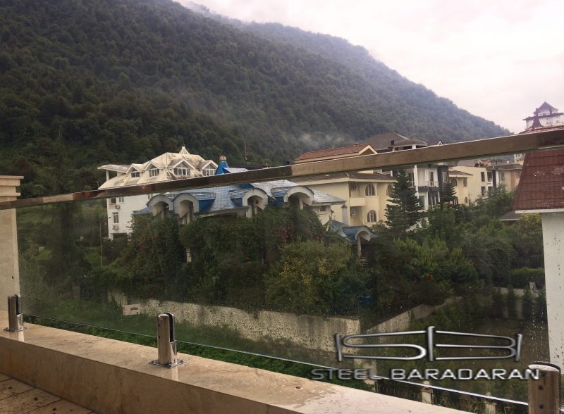 قیمت نرده استیل تراس