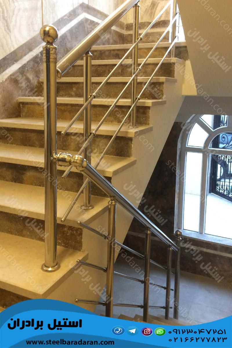 نرده استیل 3 خط